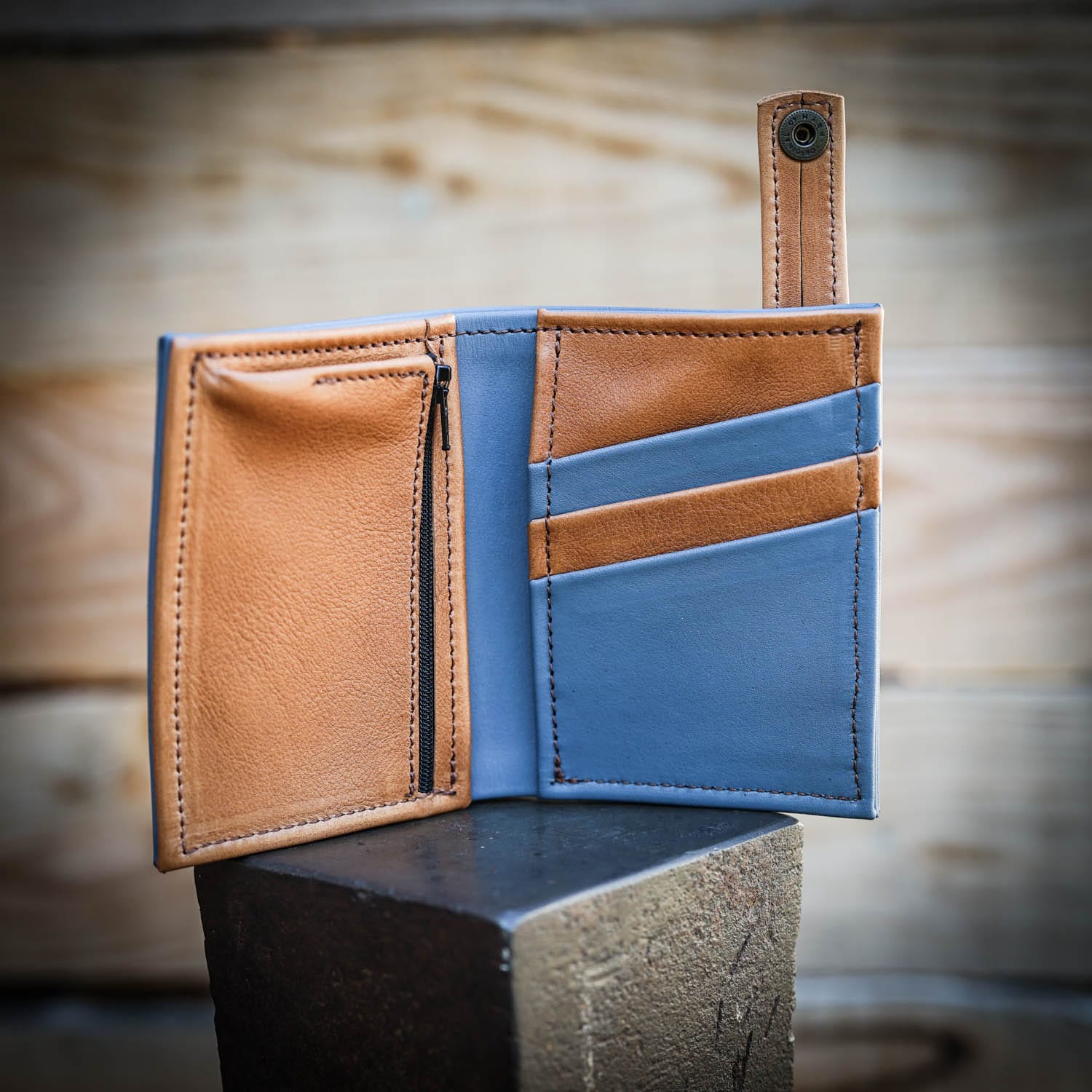 Porte feuille cuir artisanal