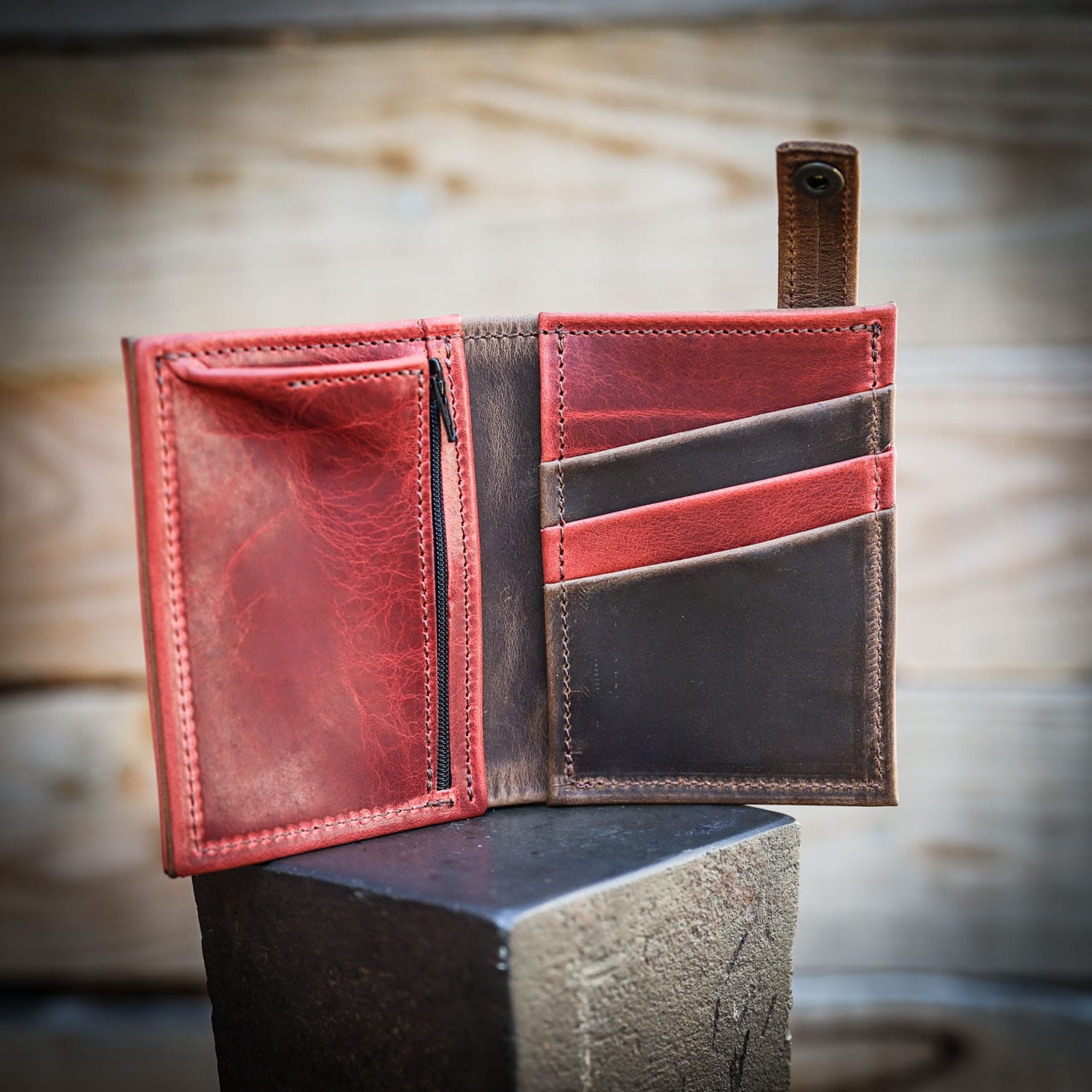 Porte feuille cuir artisanal