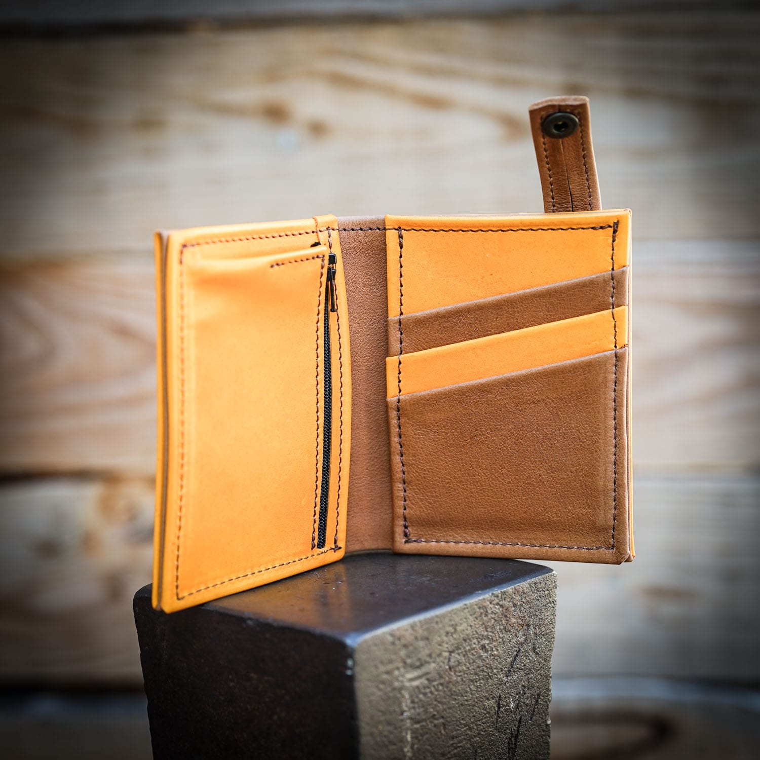 Porte feuille cuir artisanal