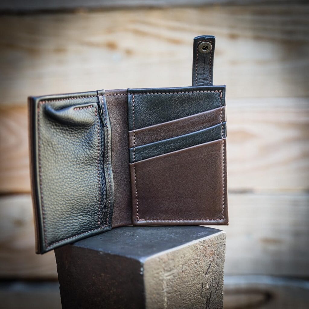 Porte feuille cuir artisanal