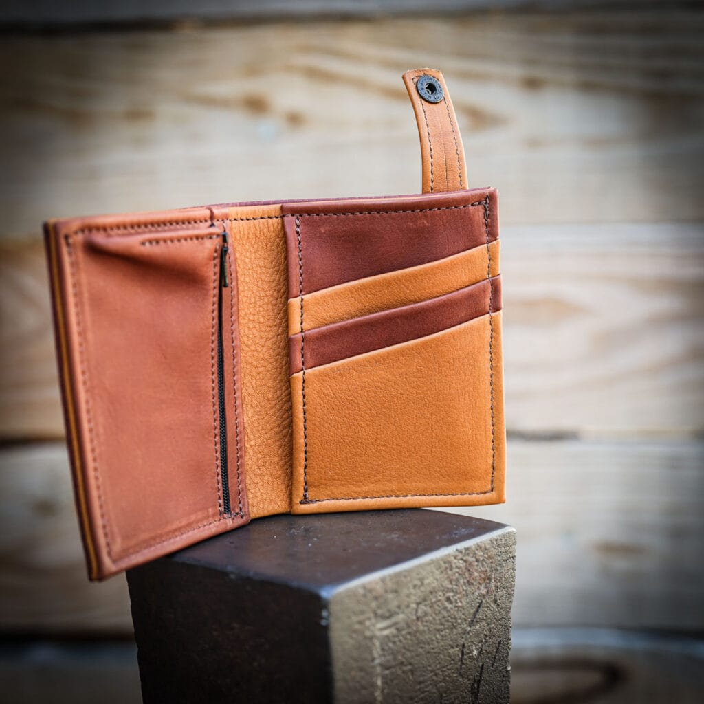 Porte feuille cuir artisanal