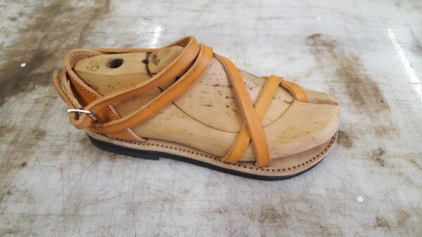 Sandales en cuir réglables
