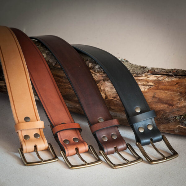 Ceinture large à boucle lyre, largeur 40mm
