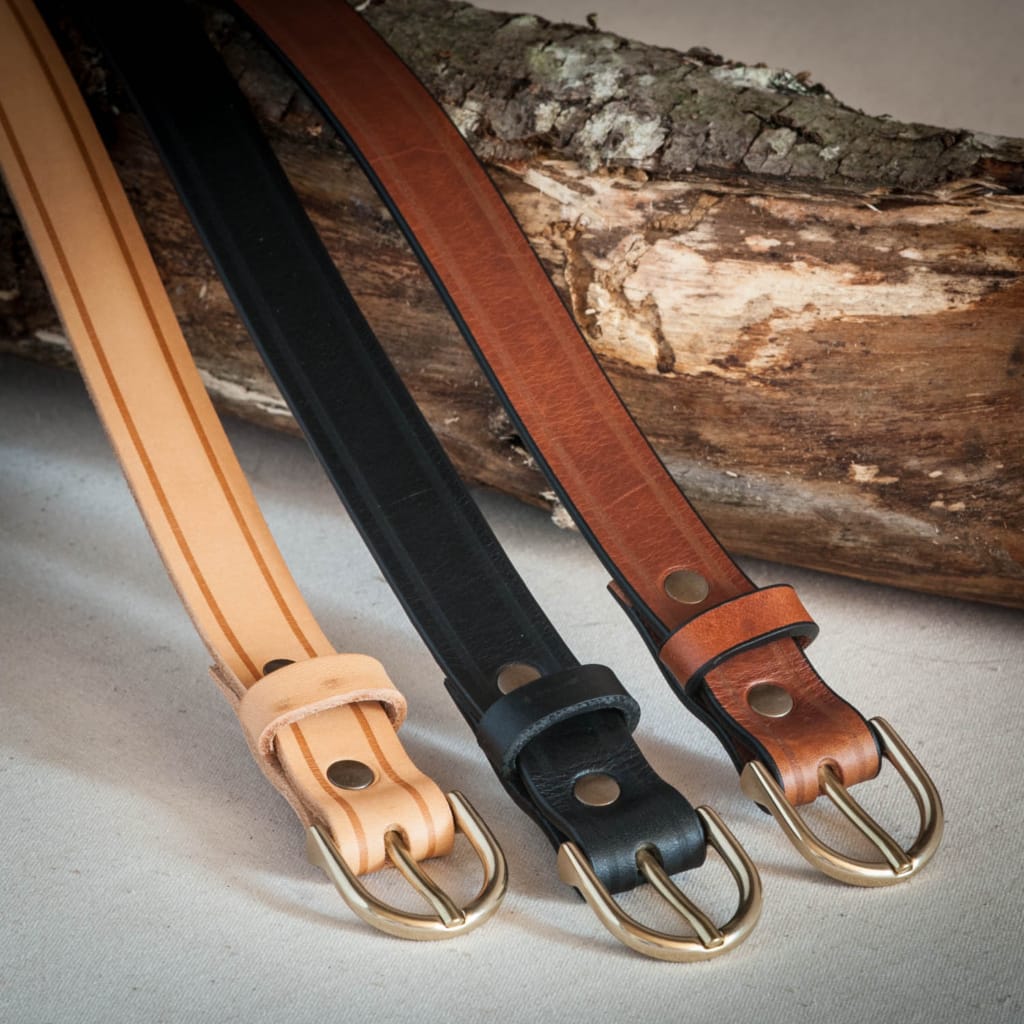 Ceinture fine à boucle ronde 25 mm de large
