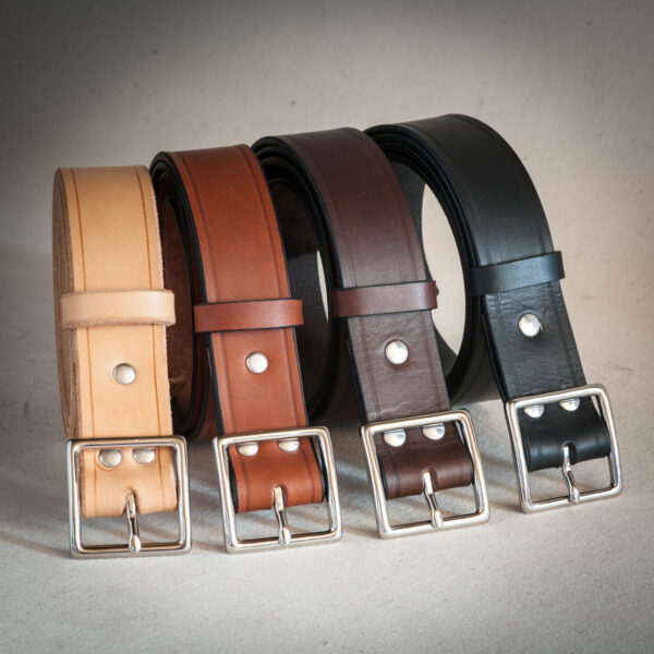 Ceinture classique boucle Rollo, laiton massif, largeur 35mm