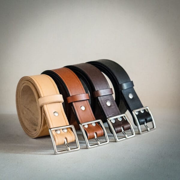 Ceinture classique boucle Rollo, laiton massif, largeur 35mm