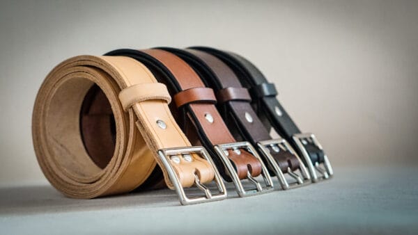 Ceinture classique boucle Rollo, laiton massif, largeur 35mm