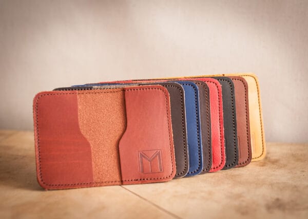 Porte carte cuir