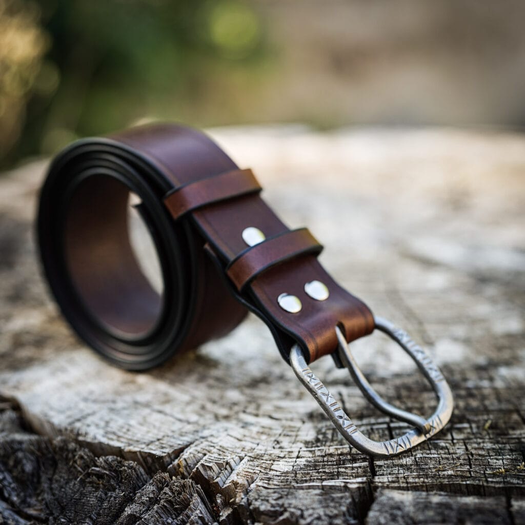 Ceinture a boucle en acier forgé