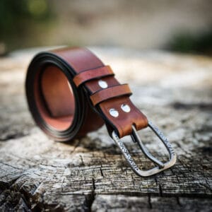Ceinture a boucle en acier forgé