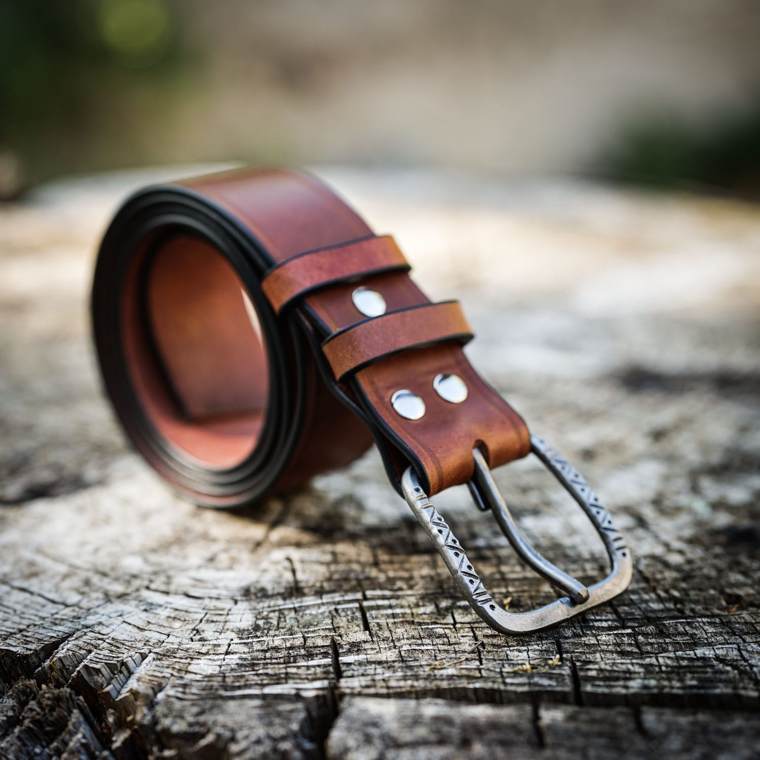 Ceinture a boucle en acier forgé