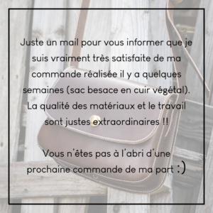 commentaire sac