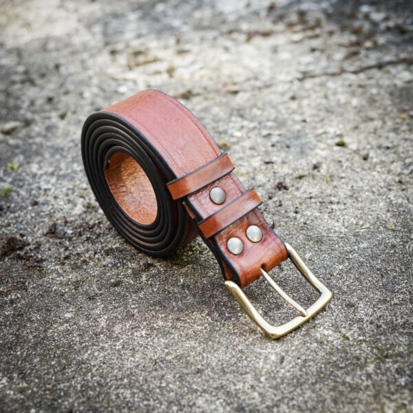 Ceinture large à boucle lyre, largeur 40mm